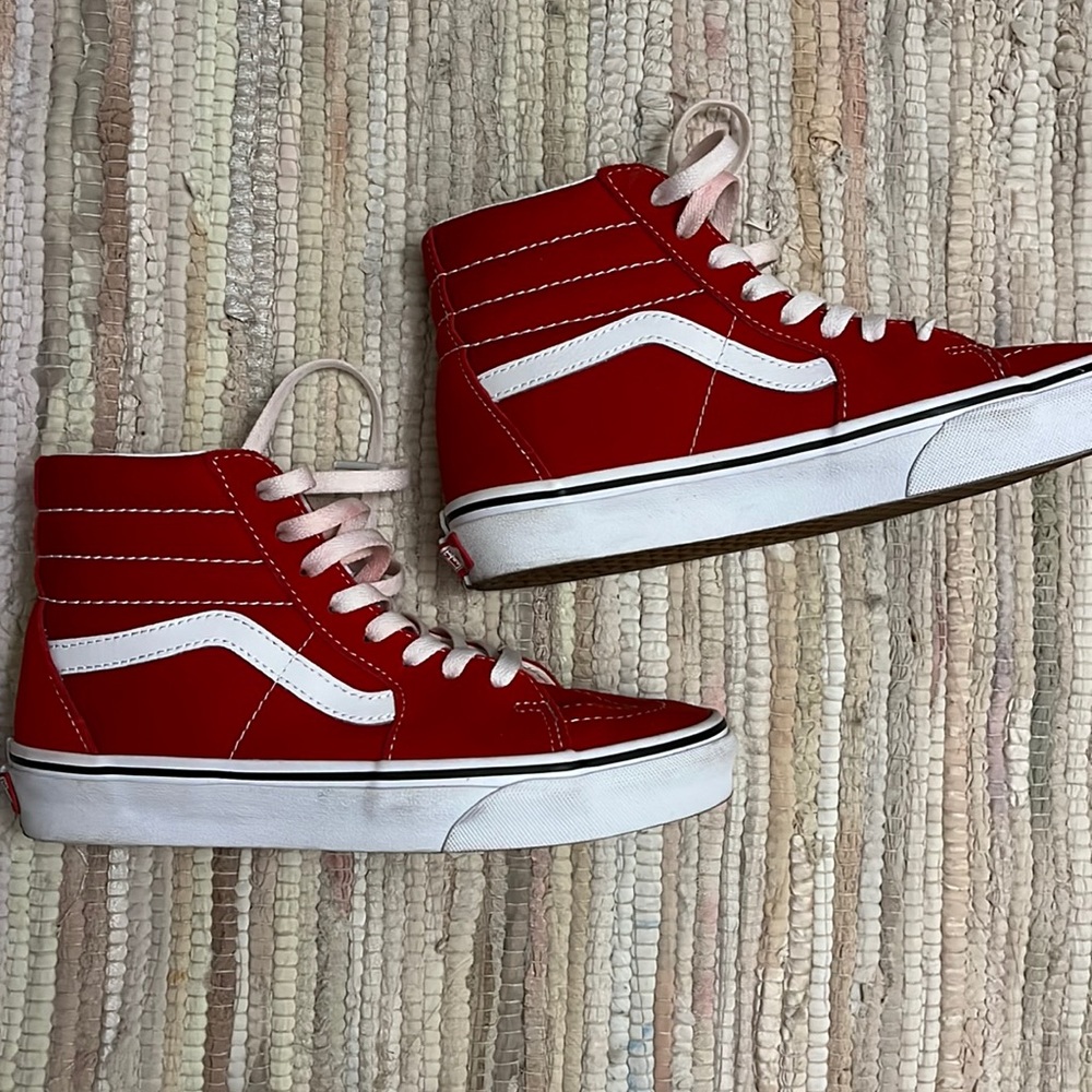 red high top vans